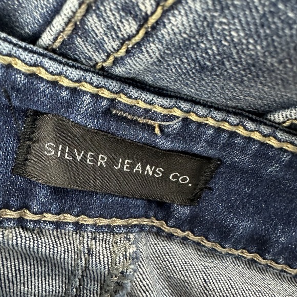 Silver Jeans Co Eddie Mens 40x30 Blue Athletic Fit Tapered - Picture 9 of 12